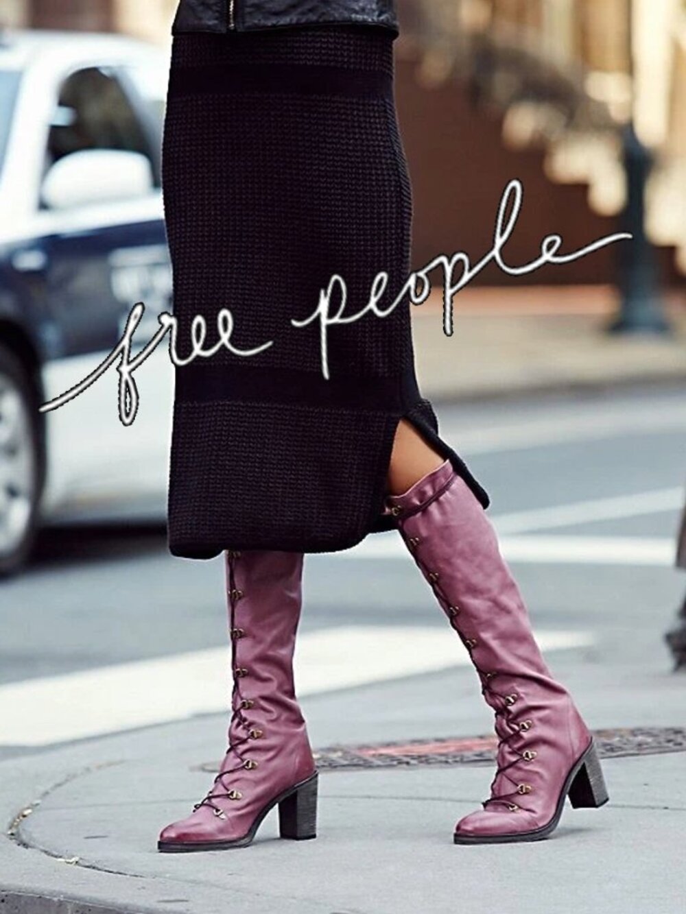 FREE PEOPLE Memphis Lace Up Boot